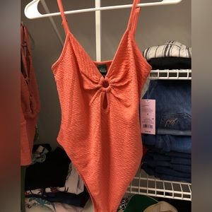 Wild Fable - Coral - Body Suit - NWT